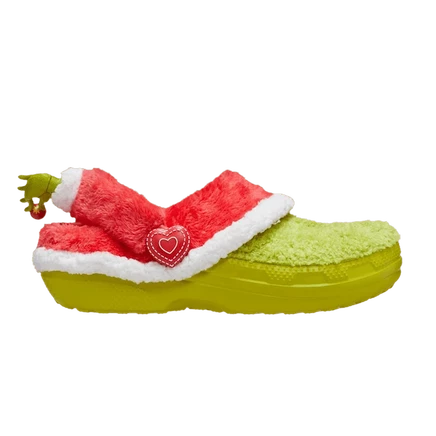 Кроксы Crocs The Grinch Classic Lined Clog, зеленые