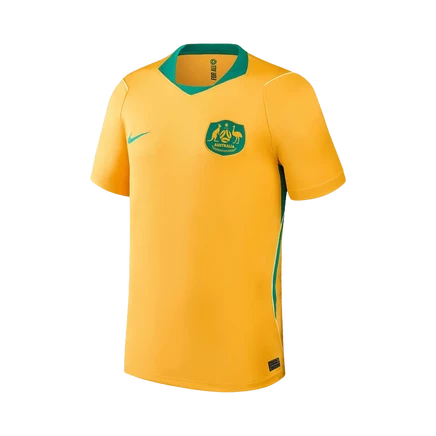 Мужская домашняя футболка Nike Australia 2026, желтая