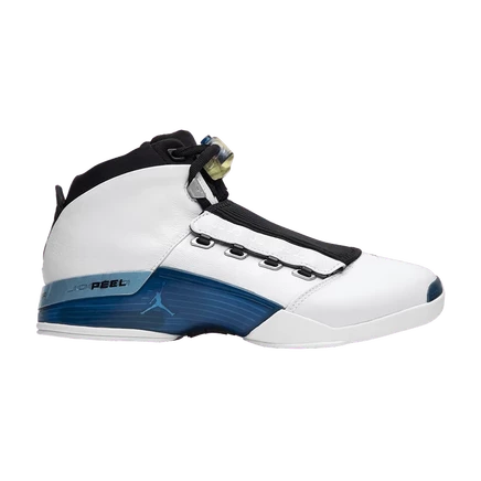 Кроссовки Air Jordan 17 OG College Blue, белые