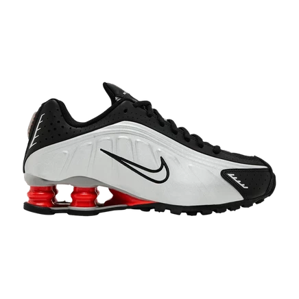 Детские кроссовки Nike Shox R4 GS OG, серебристые