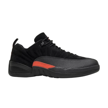 Кроссовки Air Jordan 12 Retro Low Max Orange, черные