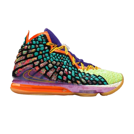 Кроссовки Nike LeBron 17 «What The», разноцветные