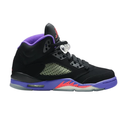Детские кроссовки Air Jordan 5 Retro Raptors, чёрные