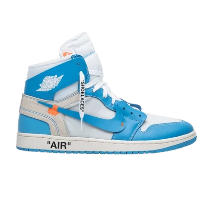 Кроссовки Air Jordan 1 High OG «UNC», голубые