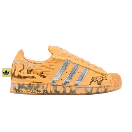Кроссовки Adidas Superstar Hellstar x, оранжевые