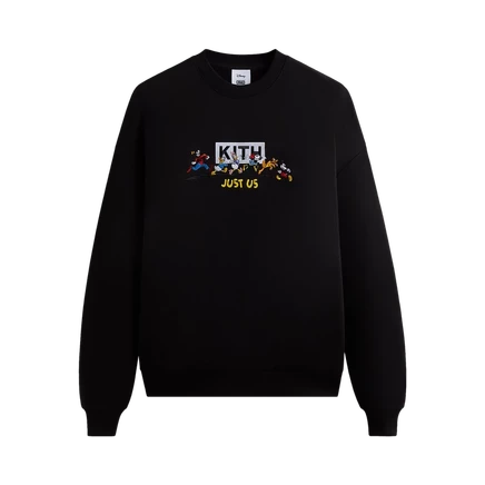 Свитшот Kith For Mickey & Friends Family, черный
