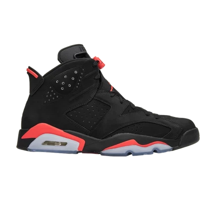 Кроссовки Air Jordan 6 Retro «Infrared» 2014, черные