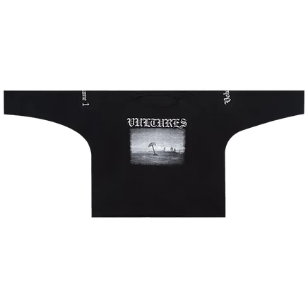 Мужская футболка YZY Gosha Vultures Long T, черная