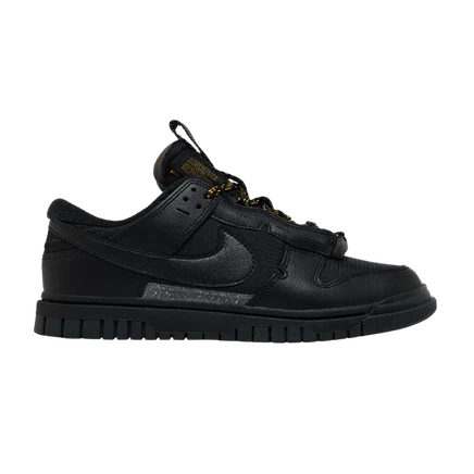 Кроссовки Nike Air Dunk Jumbo Black Gold, черно-золотые