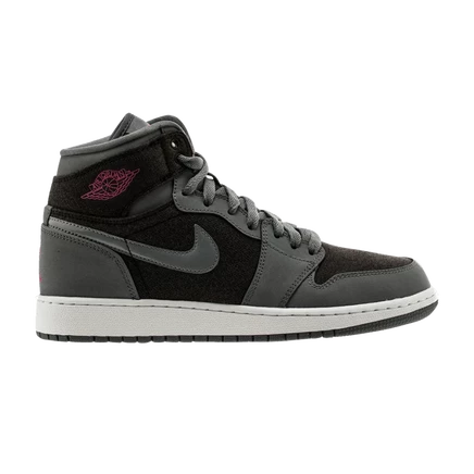 Детские кроссовки Air Jordan 1 Retro High, серые