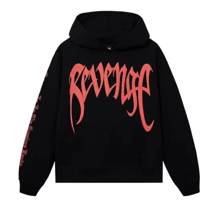 Толстовка Revenge x XXXTentacion Kill Hoodie, черно-красная