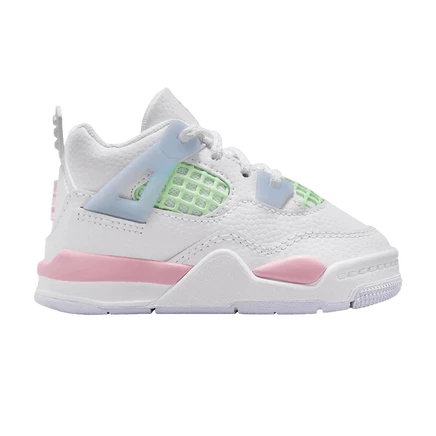 Детские кроссовки Air Jordan 4 TD Valentines Day, белые