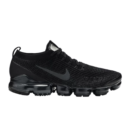 Мужские кроссовки Nike Air VaporMax Flyknit 3 «Triple Black», черные