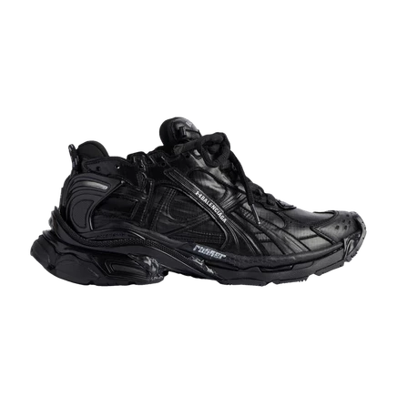 Кроссовки Balenciaga x Under Armour Runner, черные
