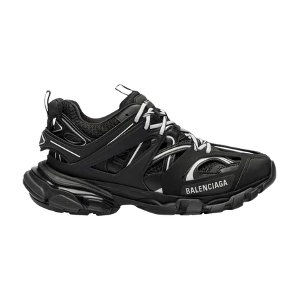 Женские кроссовки Balenciaga Track Sneaker Black White, черно-белые