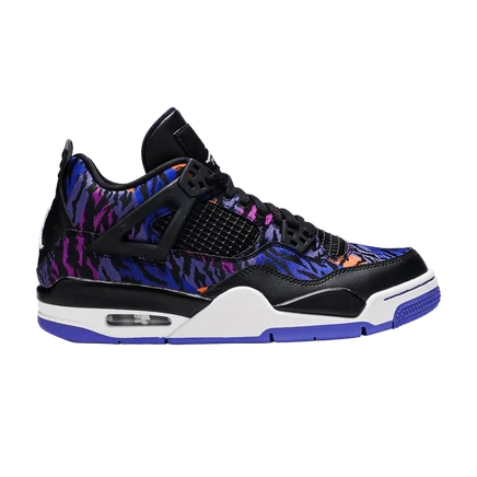 Детские кроссовки Air Jordan 4 «Rush Violet», фиолетовые