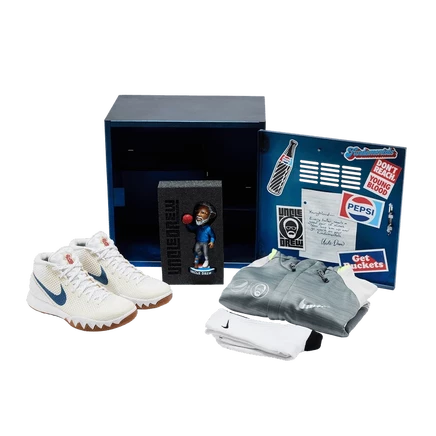 Кроссовки Nike Kyrie 1 Pepsi x Uncle Drew, белые