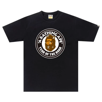 Футболка Bape Year of the Boar, черная