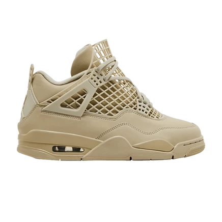 Женские кроссовки Air Jordan 4 Net Rattan, кремовые