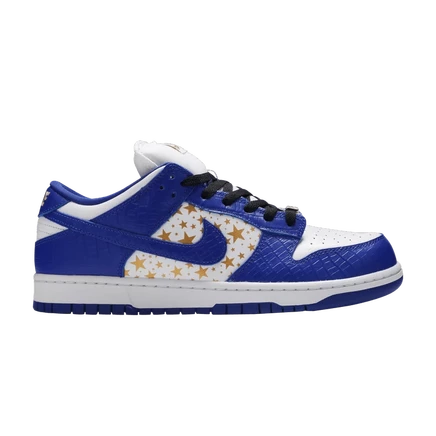 Кроссовки Nike x Supreme Dunk Low OG SB Hyper Royal, синие