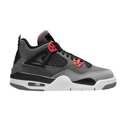 Подростковые кроссовки Air Jordan 4 Retro GS, серые