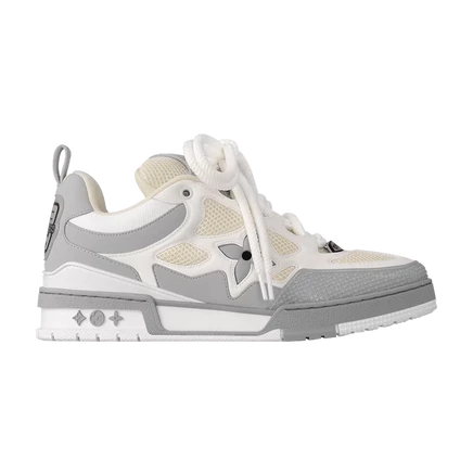 Кроссовки Louis Vuitton Skate Sneaker, серо-белые