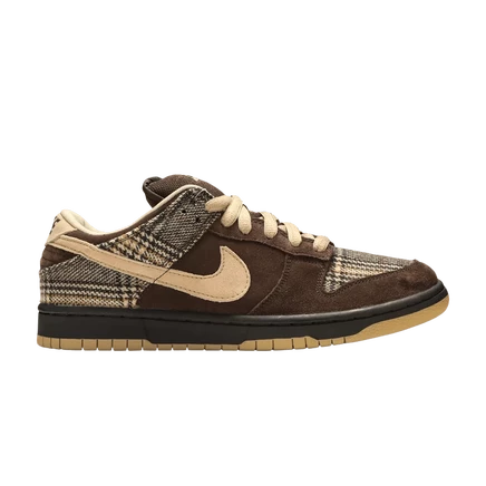 Кроссовки Nike Dunk Low Pro SB Tweed, коричневые