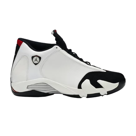 Мужские кроссовки Air Jordan 14 Retro «Black Toe» 2014, белые