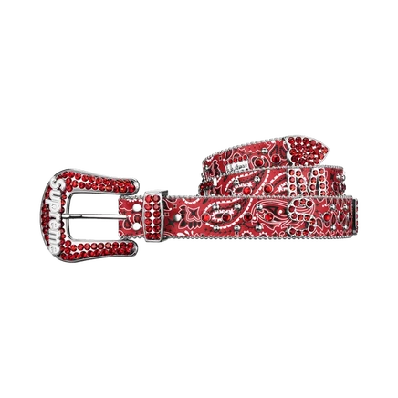Ремень Supreme x B.B. Simon Bandana, красный