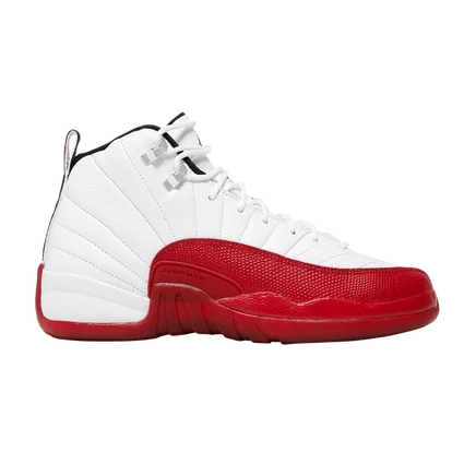 Детские кроссовки Air Jordan 12 Retro Cherry 2023, белые
