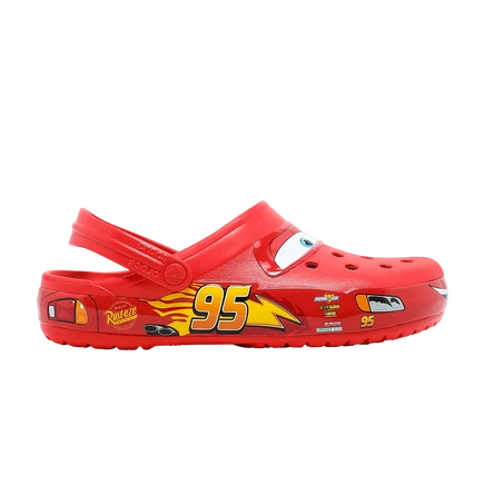 Шлепанцы Crocs Classic Clog «Lightning McQueen» 2021, красные