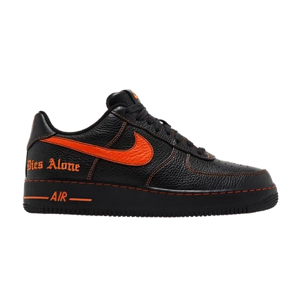 Кроссовки Vlone x NikeLab Air Force 1, чёрные