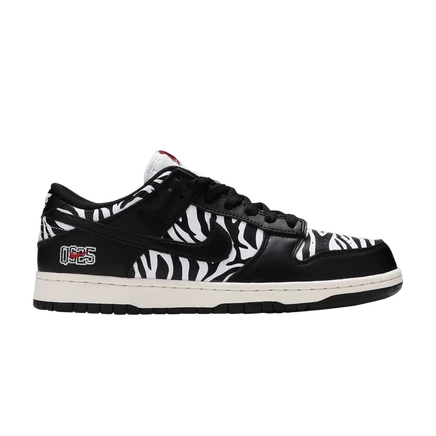 Кроссовки Nike Dunk Low «Zebra Cakes» Quartersnacks, черные