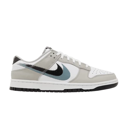 Мужские кроссовки Nike Dunk Low Spray Paint Swoosh, серые