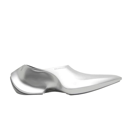Мужские кроссовки Balenciaga Space Shoe, серебристые