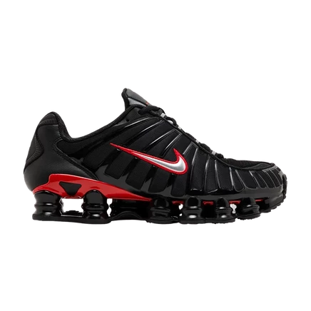 Кроссовки Nike Shox TL, черно-красные