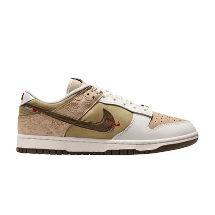Кроссовки Nike Dunk Low Linen Phantom, многоцветные