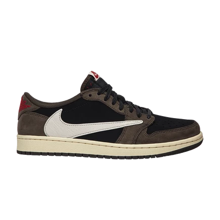 Мужские кроссовки Air Jordan 1 Low Travis Scott Mocha, коричневые