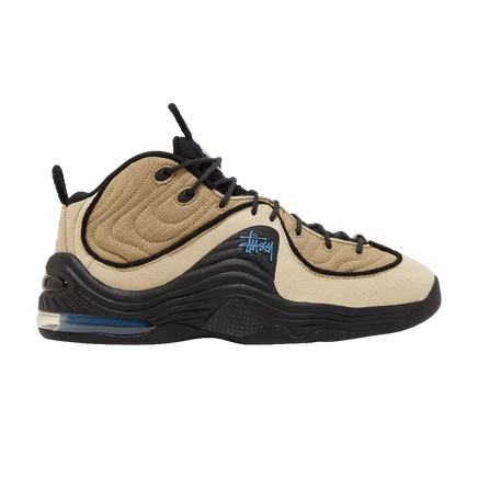 Кроссовки Stussy x Nike Air Penny 2, коричневые