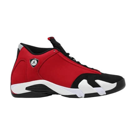 Кроссовки Air Jordan 14 Retro низкие замшевые, красные