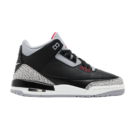 Детские кроссовки Air Jordan 3 Retro OG Black Cement, черные