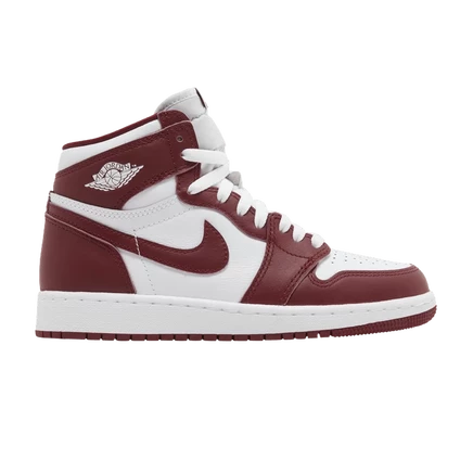Детские кроссовки Air Jordan 1 High OG, красные