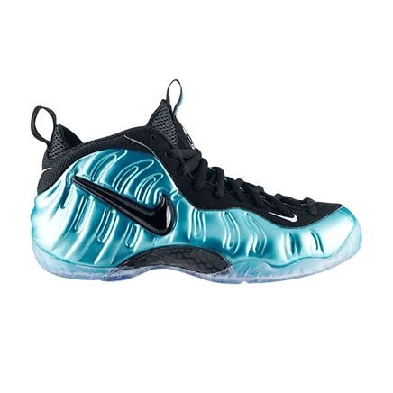 Кроссовки nike air foamposite pro «electric blue», бирюзовые