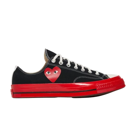 Кроссовки Converse Chuck 70 Low, черно-красные