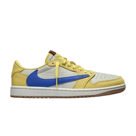 Женские кеды Air Jordan 1 Retro Low OG SP «Canary», желтые
