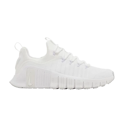 Женские кроссовки nike free metcon 6 platinum tint, белые