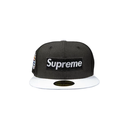 Унисекс бейсболка Supreme 2-Tone Box Logo New Era, черная