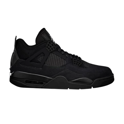 Кроссовки Air Jordan 4 Retro «Black Cat» образец, черные