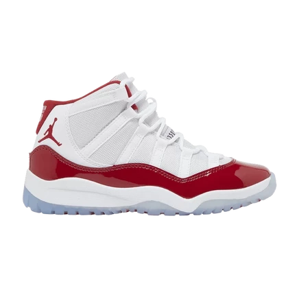 Детские кроссовки Air Jordan 11 Retro PS Cherry, белые