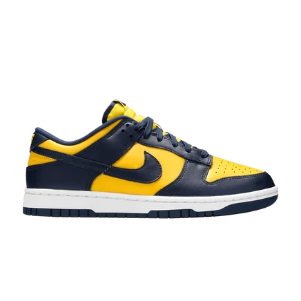 Кроссовки Nike Dunk Low Michigan, желто-синие